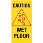 Safety Floor Signs - Caution Wet Floor 25.5 x 10 x 1.5